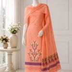 2 Piece Unstitched Soft Salwar Set - Dark Salmon