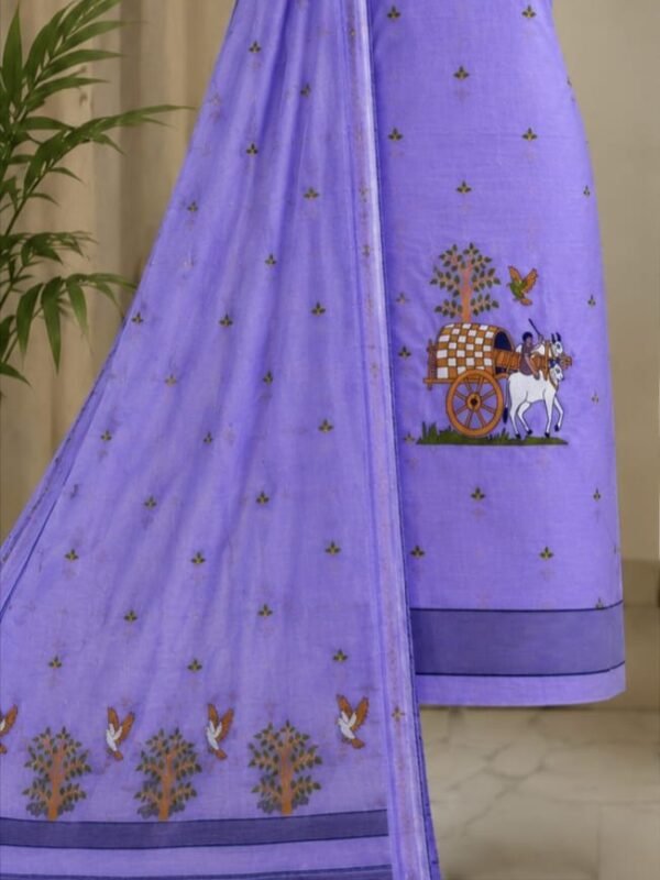 Unstitched Soft 2 Piece Kurta Set - Lavender Purple