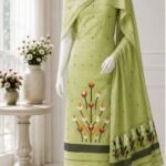 2 Piece Unstitched Soft Salwar Set - Light Camo Green
