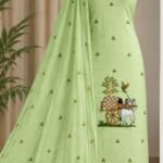 Unstitched Soft 2 Piece Kurta Set - Light Olive