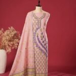 2 Piece Unstitched Soft Salwar Set - Rose Pink