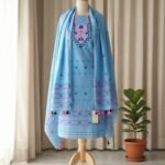 2 Piece Unstitched Soft Salwar Set - Sky Blue