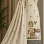 Unstitched Soft 2 Piece Kurta Set - White Rock