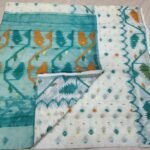 Kolka Korat Soft Jamdani Saree with Blouse Piece - Off White