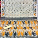Kolka Korat Soft Jamdani Saree with Blouse Piece - White