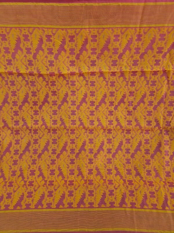 Buti Mina Soft Jamdani Saree - Bashful Pink