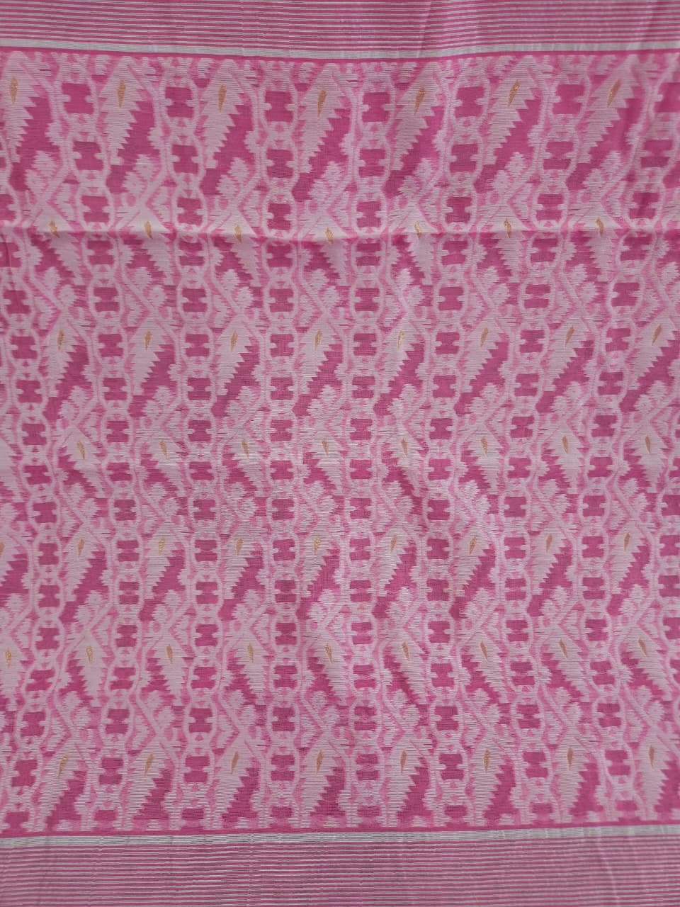 Buti Mina Soft Jamdani Saree - Bashful Pink