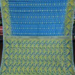Buti Mina Soft Jamdani Saree - Blue